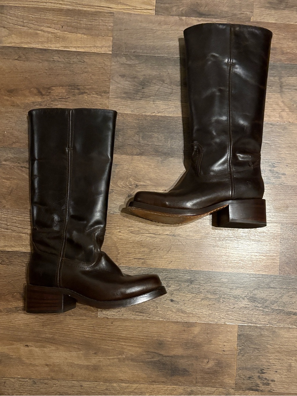 Frye Campus Boots 14l Classic Tall Brown Leather Riding Boots